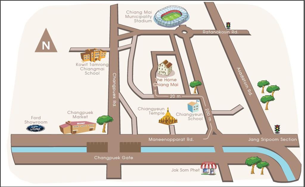 The Home Chiangmai Luxury Guesthouse Chiang Mai Eksteriør billede